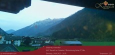 Archived image Webcam View towards Neustift and Serles / Stubai 19:00
