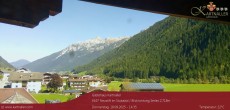 Archiv Foto Webcam Blick auf Neustift und Serles im Stubaital 13:00