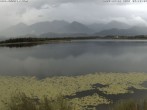 Archived image Webcam at Hopfen am See: Restaurant Fischerhütte 06:00