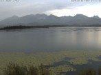 Archiv Foto Webcam Hopfensee: Restaurant Fischerhütte 06:00