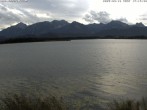 Archiv Foto Webcam Hopfensee: Restaurant Fischerhütte 17:00