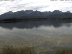 Archiv Foto Webcam Hopfensee: Restaurant Fischerhütte 08:00