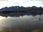 Archiv Foto Webcam Hopfensee: Restaurant Fischerhütte 09:00