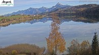 Archiv Foto Webcam Weißensee bei Füssen 13:00