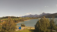 Archived image Webcam Hotel at Weissensee 13:00