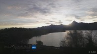 Archiv Foto Webcam Füssen: Blick vom Boutique-Hotel auf den Weißensee 06:00