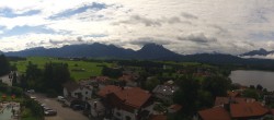 Archived image Webcam Hopfensee - View to Reutte-Hahnenkamm ski resort 09:00