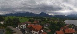 Archived image Webcam Hopfensee - View to Reutte-Hahnenkamm ski resort 15:00