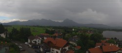 Archiv Foto Webcam Hopfensee - Blick Richtung Skigebiet Reutte-Hahnenkamm 15:00