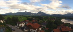 Archiv Foto Webcam Hopfensee - Blick Richtung Skigebiet Reutte-Hahnenkamm 17:00