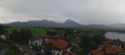 Archiv Foto Webcam Hopfensee - Blick Richtung Skigebiet Reutte-Hahnenkamm 06:00