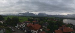Archiv Foto Webcam Hopfensee - Blick Richtung Skigebiet Reutte-Hahnenkamm 07:00