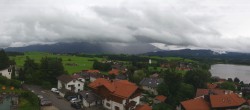 Archiv Foto Webcam Hopfensee - Blick Richtung Skigebiet Reutte-Hahnenkamm 11:00