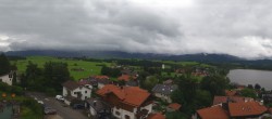 Archiv Foto Webcam Hopfensee - Blick Richtung Skigebiet Reutte-Hahnenkamm 13:00