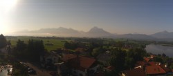 Archived image Webcam Hopfensee - View to Reutte-Hahnenkamm ski resort 02:00