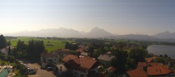 Archived image Webcam Hopfensee - View to Reutte-Hahnenkamm ski resort 04:00