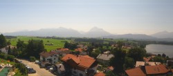 Archived image Webcam Hopfensee - View to Reutte-Hahnenkamm ski resort 06:00