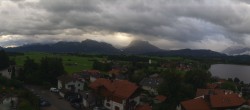 Archived image Webcam Hopfensee - View to Reutte-Hahnenkamm ski resort 07:00
