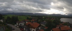 Archiv Foto Webcam Hopfensee - Blick Richtung Skigebiet Reutte-Hahnenkamm 08:00