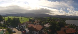 Archiv Foto Webcam Hopfensee - Blick Richtung Skigebiet Reutte-Hahnenkamm 10:00