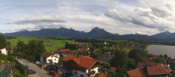 Archiv Foto Webcam Hopfensee - Blick Richtung Skigebiet Reutte-Hahnenkamm 15:00