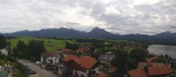 Archiv Foto Webcam Hopfensee - Blick Richtung Skigebiet Reutte-Hahnenkamm 11:00