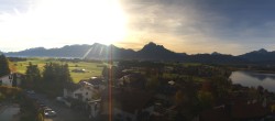 Archiv Foto Webcam Hopfensee - Blick Richtung Skigebiet Reutte-Hahnenkamm 07:00