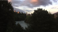 Archived image Webcam View Lech in Füssen 19:00