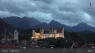 Archived image Webcam Füssen: High Palace 02:00