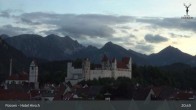 Archived image Webcam Füssen: High Palace 20:00