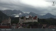 Archived image Webcam Füssen: High Palace 10:00