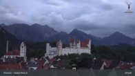 Archiv Foto Webcam Hohes Schloss in Füssen 00:00