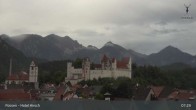 Archiv Foto Webcam Hohes Schloss in Füssen 06:00