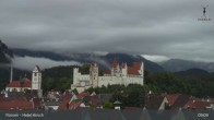 Archiv Foto Webcam Hohes Schloss in Füssen 08:00