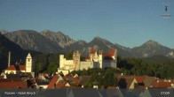 Archiv Foto Webcam Hohes Schloss in Füssen 01:00