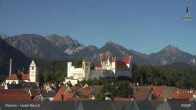 Archiv Foto Webcam Hohes Schloss in Füssen 03:00