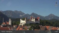 Archiv Foto Webcam Hohes Schloss in Füssen 05:00