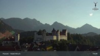 Archiv Foto Webcam Hohes Schloss in Füssen 13:00