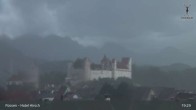 Archiv Foto Webcam Hohes Schloss in Füssen 02:00