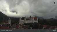 Archiv Foto Webcam Hohes Schloss in Füssen 08:00