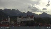 Archiv Foto Webcam Hohes Schloss in Füssen 16:00