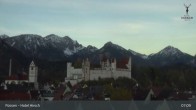 Archived image Webcam Füssen: High Palace 06:00