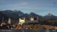 Archived image Webcam Füssen: High Palace 08:00