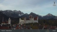 Archiv Foto Webcam Hohes Schloss in Füssen 06:00