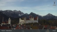 Archiv Foto Webcam Hohes Schloss in Füssen 07:00