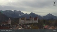 Archiv Foto Webcam Hohes Schloss in Füssen 12:00