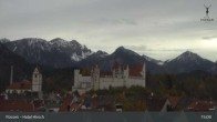 Archiv Foto Webcam Hohes Schloss in Füssen 14:00