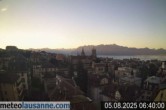 Archived image Webcam Lausanne - Lac Léman 05:00