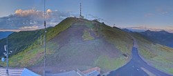 Archived image Webcam Goldeck ski resort: Panoramic view 05:00