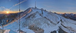 Archived image Webcam Goldeck ski resort: Panoramic view 06:00